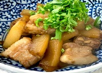 大根と豚バラの醤油煮