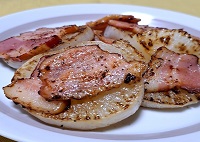 大根とベーコンのステーキ