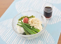 わかめとえのきのおろしあえ