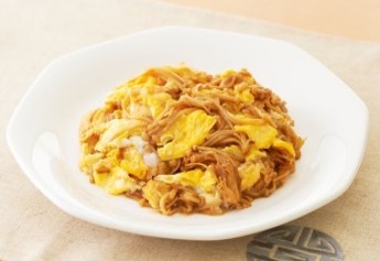 えのきたけと卵のオイスター炒め