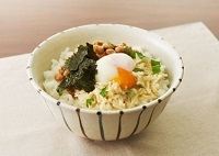 えのきと納豆丼