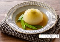 丸ごと新玉ねぎのだし汁