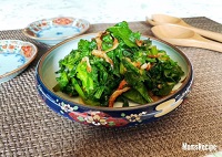 三重菜花のタイ風炒め