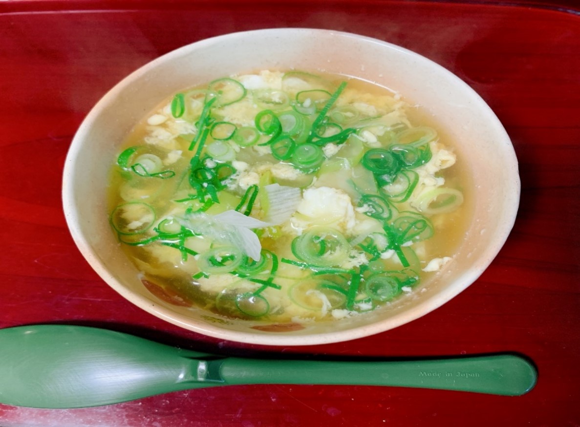 九条ねぎたっぷりかきたまスープ