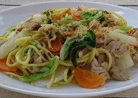 白菜で塩焼きそば