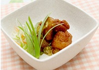 鶏肉のネギダレかけ