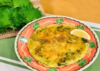 大葉のチーズガレット