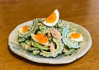 ゴーヤのシーザーツナマヨ