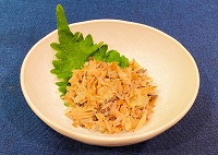 混ぜるだけ！土佐文旦とカツオフレークの和え物