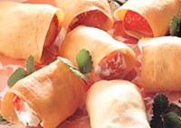 いちごのクレープ