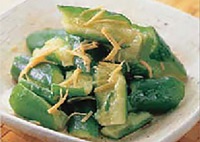 中華風たたききゅうり