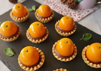 きんかんチョコムースタルト