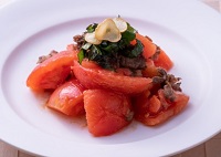 牛肉トマト炒め