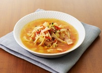 たっぷりきのこのさっぱりスープ