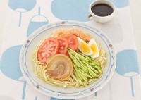 えのきの冷やし中華風