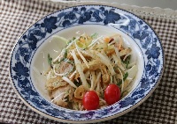 白ねぎの彩りサラダ