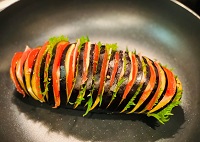 米ナスのハッセルバック風