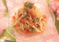 新じゃがとトマトのシャキシャキサラダ