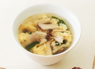 中華風きのこスープ