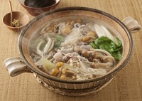 なめこがポイント☆きのこのとろみ鍋♪