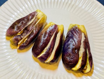 電子レンジで作る！超簡単ナスの豚バラ挟み