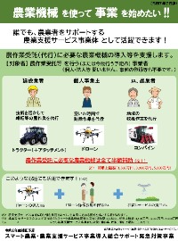 事業チラシ（オモテ）