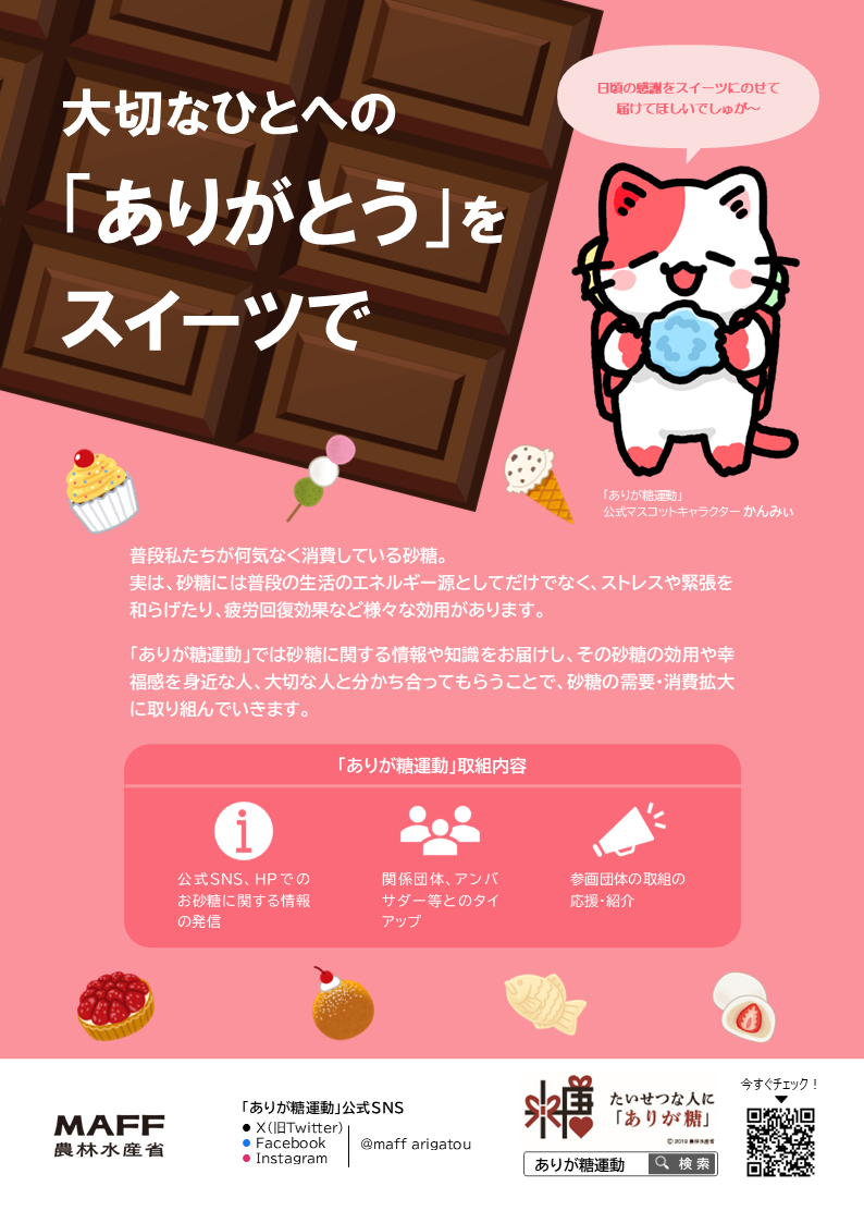 ありが糖運動ポスター