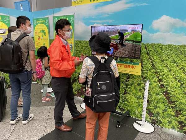 PR動画放送風景