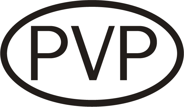 PVP細字黒フチ白楕円