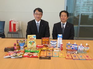 明治本社でのインタビュー