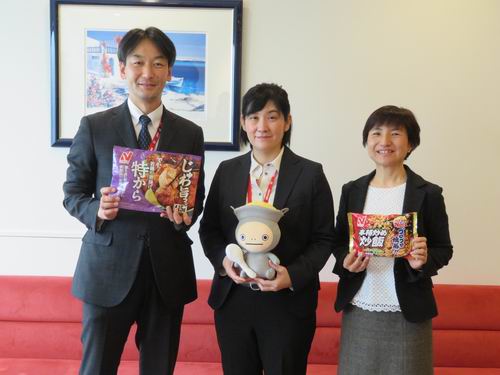 ニチレイ本社にて