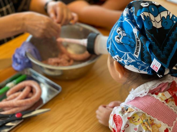 食の体験の様子