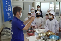 あじのみりん干し教室