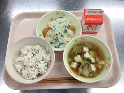 地場産食材の提供