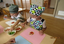 ランチルームでの食育