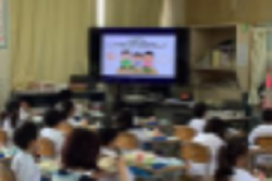 オンラインによる給食時指導