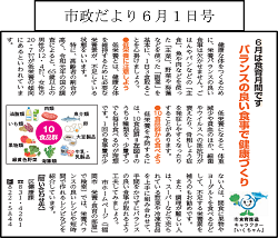 食育月間パネル