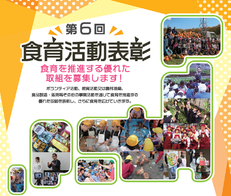 第6回食育活動表彰チラシ