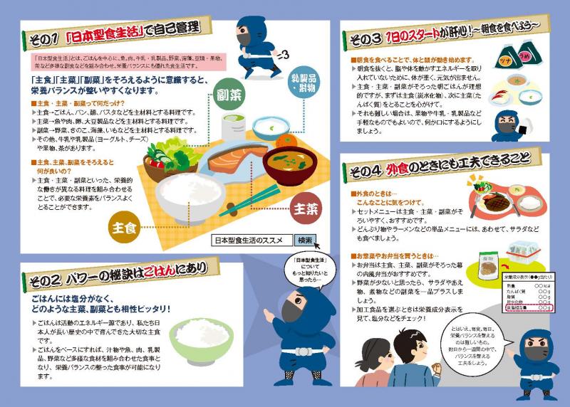 「日本型食生活」のススメ実践編B裏