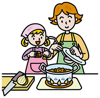 お手伝いのイラスト
