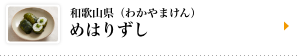 和歌山県（わかやまけん）めはりずし