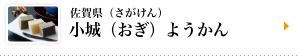 佐賀県（さがけん）小城（おぎ）ようかん
