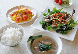 中華の薫りの朝ごはん