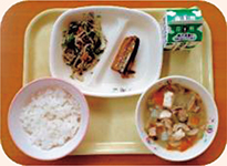 和食を中心とした給食