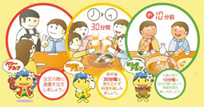 チラシ内の「30・10運動」解説