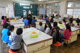 出張授業の様子