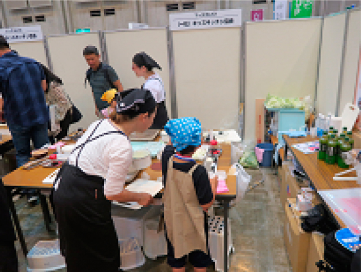 子供の調理体験