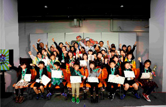 全国大会出場者集合写真