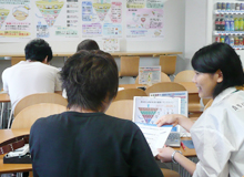 食事バランスチェックの模様