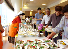 成人を対象にした「健康に食べよう会」